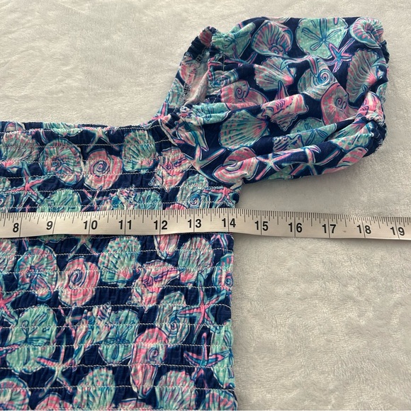 NWT Simply Southern Two Piece Matching Skirt Top Sea Shell Smocked Set Medium - Picture 6 of 8